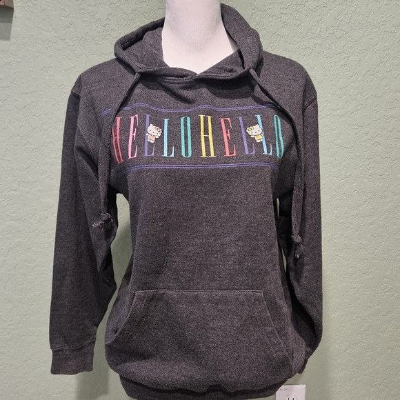 Sanrio Tops - Hello Kitty Rainbow Letter Girls Hoodie Size Small